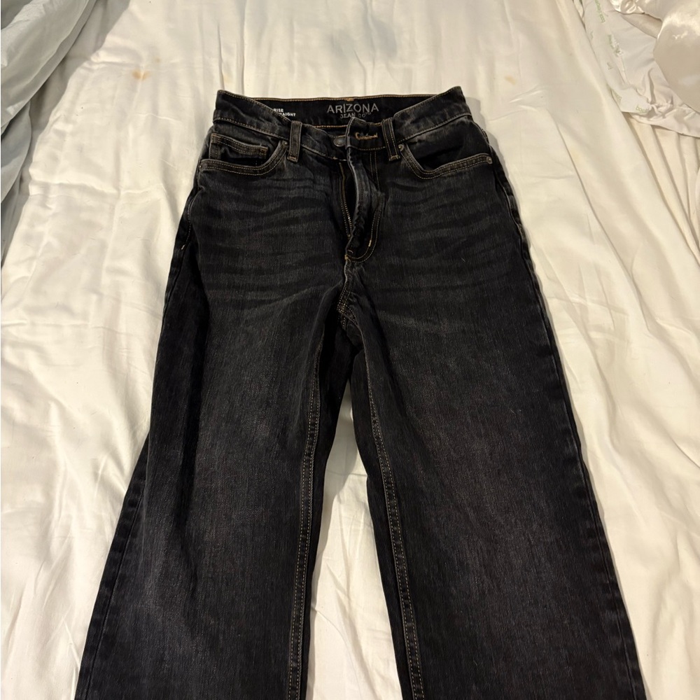 Arizona Jean Company Men's Dark Gray Relaxed Jeans